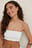 Smocked Flounce Bandeau Top