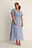 Robe Longue Transparente Avec Smocks À La Taille