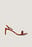 Snake Basic Block Heel Sandals