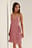 Spagetti Strap Wrap Mini Dress