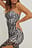 Bretelle spaghetti ruchée robe longue robe longue froncée à bretelles spaghetti