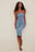 Sparkling Bandeau Midi Dress