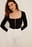 Square Neck Babylock Cardigan