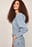 Square Neck Cable Knitted Sweater