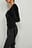 Square Neck Drawstring Velvet Top