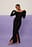 Maxikleid mit quadratischem Ausschnitt