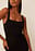 Minikleid mit eckigem Ausschnitt