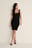 Square Neck Rib Mini Dress