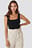 Square Neck Ribbed Bodysuit