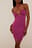 Strap Detail Keyhole Mini Dress