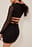 Minikleid mit Trägerdetail