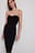 Strapless Tight Midi Dress