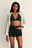 Short extensible en jeans biologique