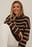 Gestreifter-Strickpullover
