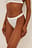 Gestreeptte micro elastische tanga