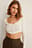 Gestructureerde Crop Vest