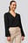 Structured V-Neck Blouse
