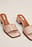 Swirly Block Heel Mules