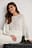 Tape Yarn Knitted Short Sweater