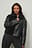 PU-Jacke mit Teddy-Block