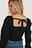 Tie Back Square Neck Blouse