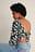Tie Back V-neck Blouse