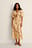 Tie Front Cotton Maxi Dress