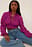 Tie Front Drawstring Blouse
