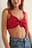 Tie Front Linen Top