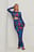Twist Strap Long Sleeve Dress