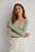 Recycled v-ringad topp