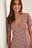 Robe mini à col en V