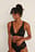 Elastisches Triangel-Top Mit Spitze