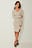 V-shape Ribbed Mini Dress