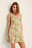 Robe mini à col en V