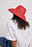 Wide Brim Cloche Hat
