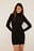 Mini robe col haut