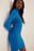 Mini robe col haut