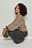 Weiter Ripp-Strickpullover