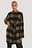Wool Blend Checked Short Coat