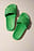 Woven Upper Leather Slippers