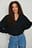 Wrap Detail Cable Knitted Sweater