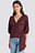 Wrap Over Balloon Sleeve Blouse
