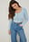 Zip Detail Ribbed Top