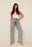 Zipper Slit Denim