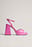 Chaussures à talon et plateforme épaisse