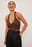 Halterneck Satin Crop Top
