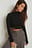 High Neck Twist Strap Top