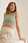 Bio geripptes Cropped Tank-Top