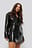 Kurze Lackleder-Jacke